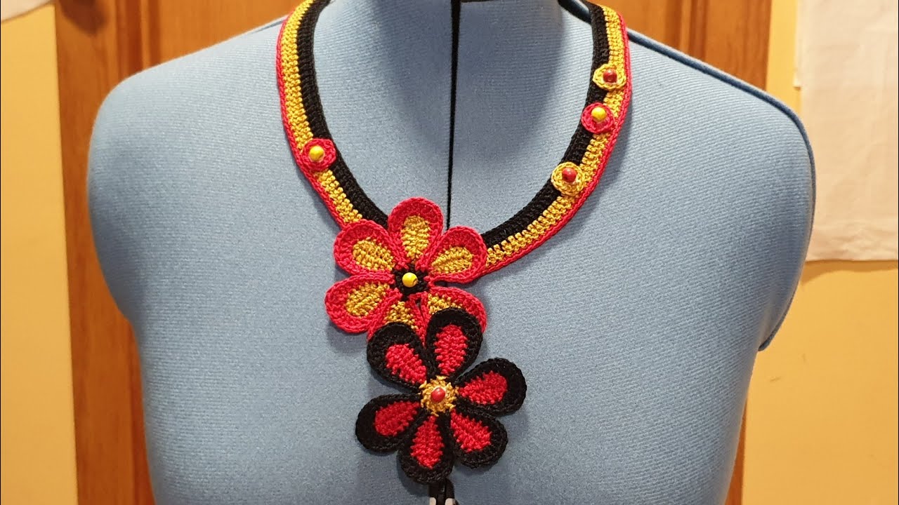 COLLAR A CROCHET LETY FACIL FACIL
