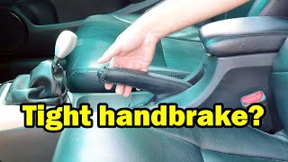 Handbrake / Parking brake too tight or loose? #diy