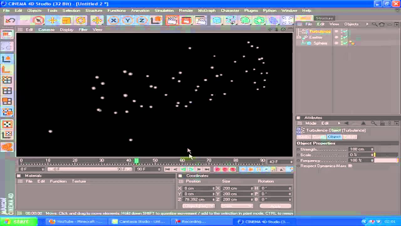 Firefly Effect Cinema 4d Tutorial Part1 Youtube