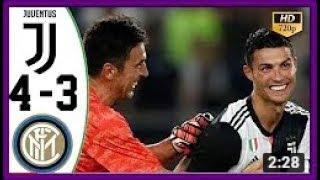 Juventus İnter Mi̇lan 1-1 Hi̇ghli̇ghts Pen 4-3 Goles Resume 2019