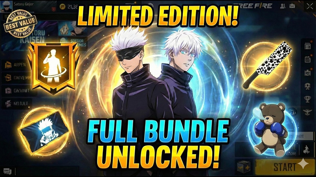 HOW MANY DIAMONDS TO GET GOJO? 💎 (BANKRUPT?) (FREE FIRE X JUJUTSU KAISEN)