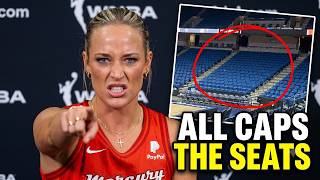 Sophie Cunningham EXPLODES! Caitlin Clark 21, 14! Fever BORING Ball Leads to 2,200 EMPTY SEATS!