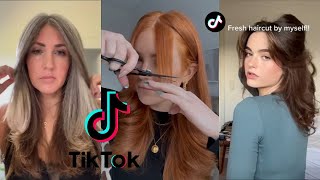 How To Cut Hair Yourself *Part1* | TikTok Compilation