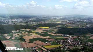 PilotsEYE.tv Shanghai, Approach ZRH - Appetizer - Airbus A340 -313 - Swiss -