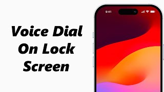 How To Enable / Disable Voice Dial On iPhone Lock Screen screenshot 4