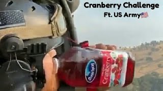 Coolest Cranberry Juice Challenge ever Ft. US Army #DreamsChallenge