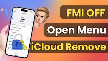 iPhone Open Menu iCloud Remove | Permanent FMI OFF iCloud Unlock Supported All iOS✅