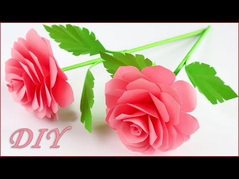 🌹DIY Paper Rose🌹Making