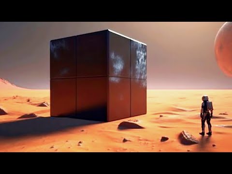 Видео: На Марсе обнаружили огромный куб, но внезапно он переместился на Землю со скоростью света