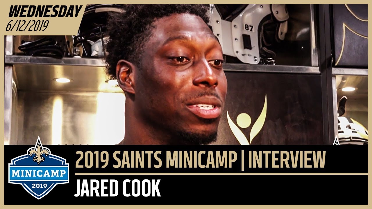 Jared Cook Focused On His Job at Saints Minicamp | New Orleans Saints football score