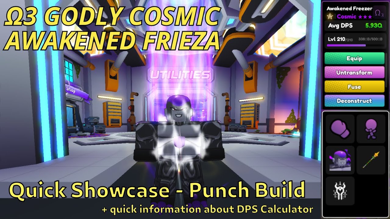 Showcasing GODLY Ω3 Awakened Freezer (+quick update on the DPS