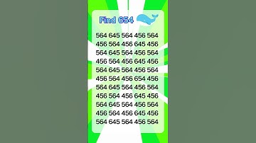 Check observation skill 84: only 7% people can find the number in 5 sec #shorts #spotthedifference