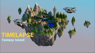 Timelapse: Fantasy Island | Minecraft Spawn Server