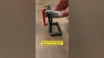 How to Convert Rotational Motion to Linear Motion | LEGO Technic