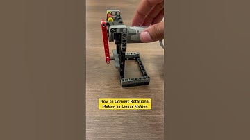 How to Convert Rotational Motion to Linear Motion | LEGO Technic