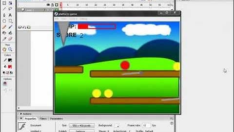 How to make a platform game in flash 8 part 1
