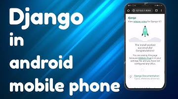 How to Install Django on Android mobile phone | codelab