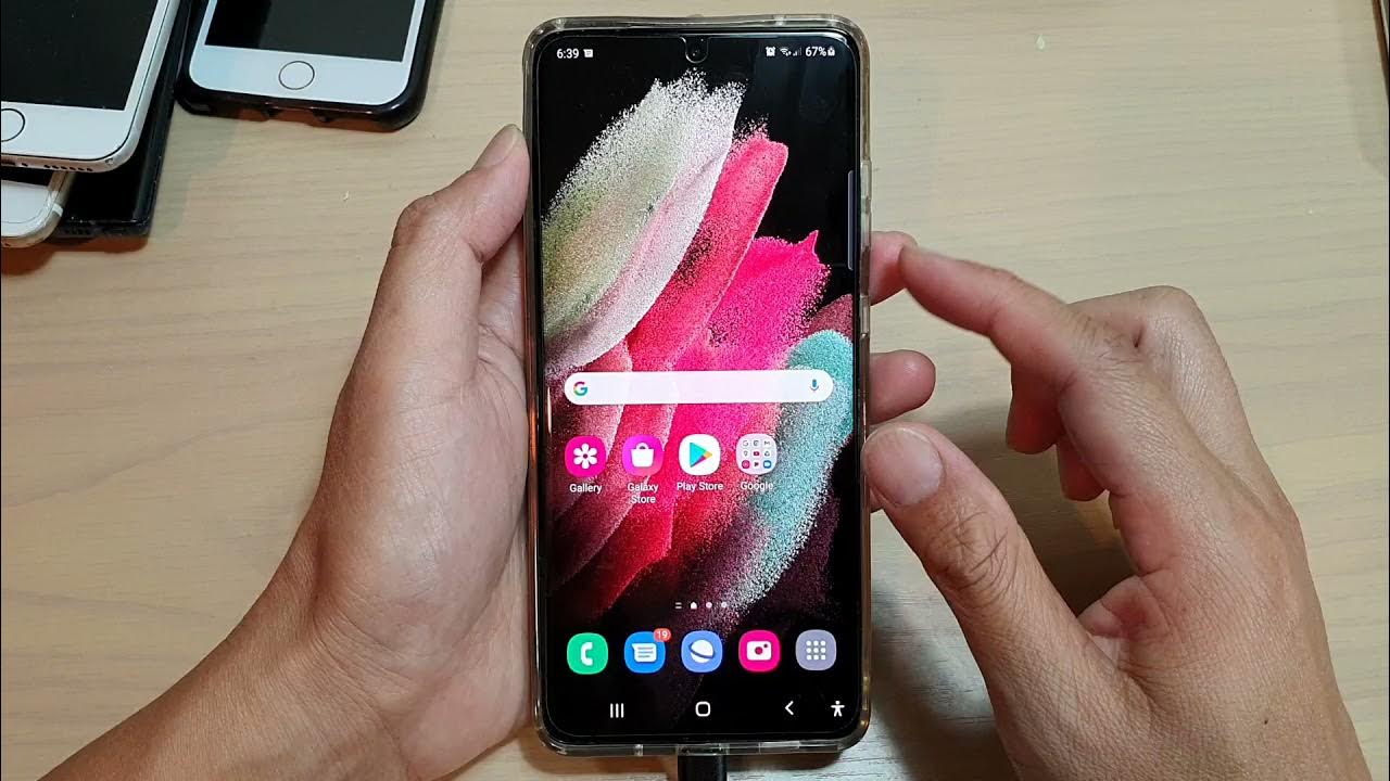 Galaxy S21/Ultra/Plus How to Set Lock Screen Notifications to Show Icons Only Or With Details