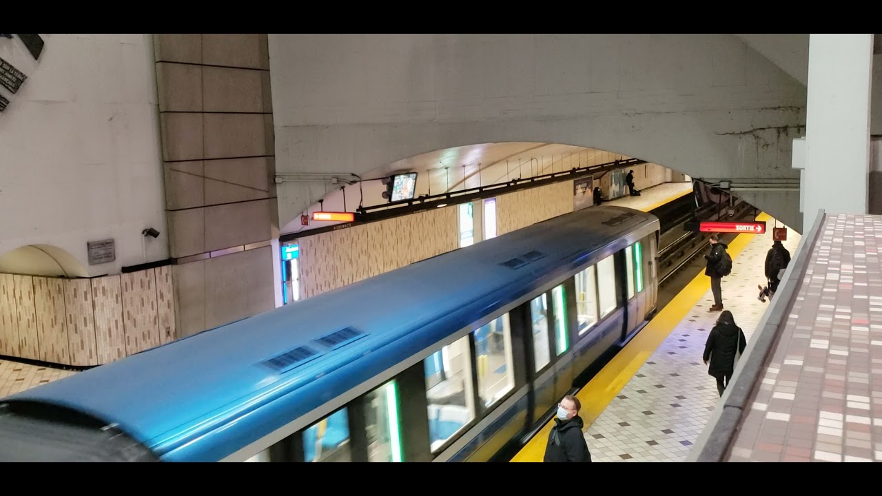 MONTREAL METRO Cremazie  Azur Station Stop Plus Wall Art