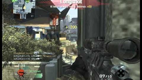 4ZN - BLACK OPS GAME CLIP #26 - Stadium (First Strike) - 1 Bullet 2 Kills and GWK #3