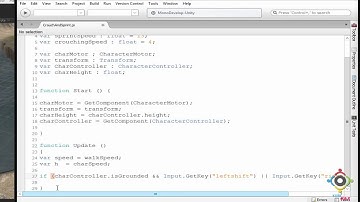 Unity3d Tutorials :- Sprint And Crouch