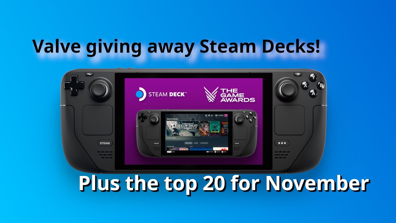 Valve will give away 150 Steam Decks to The Game Awards 2022 viewers