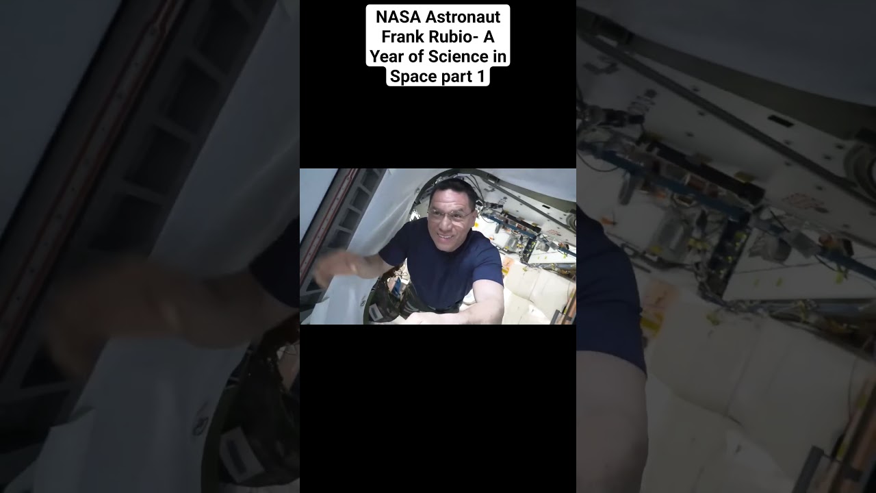 NASA Astronaut Frank Rubio- A Year of Science in Space part 1