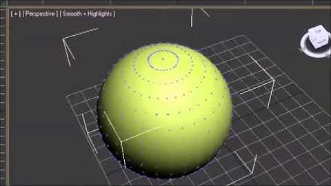 3DsMax 2010 -7- Extrude Splines and Editable Polygons
