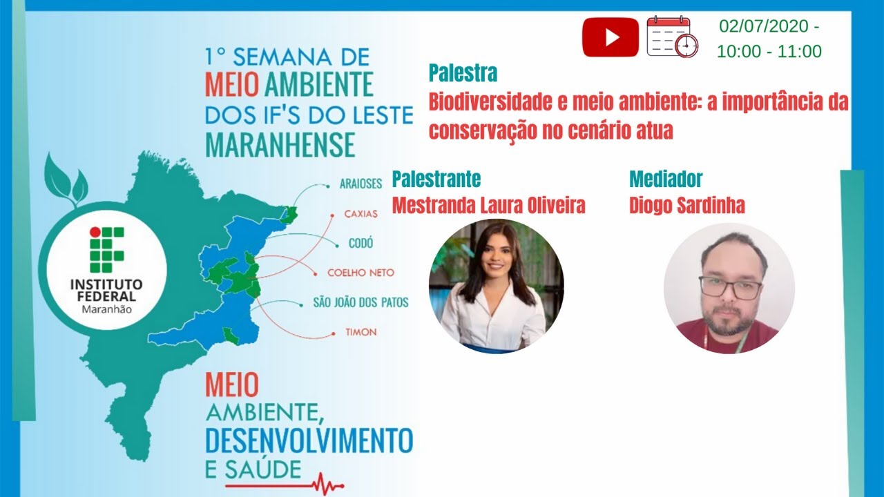 Palestra - Biodiversidade e meio ambiente: a importância da conservação no cenário atual