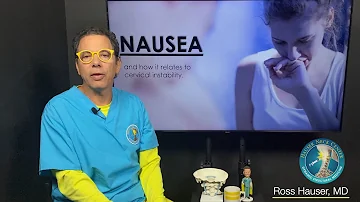 Nausea caused from neck instability- the cervical spine and vagus nerve connection