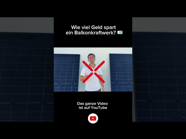Wie viel spart ein Balkonkraftwerk wirklich?