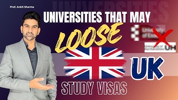 Will these UK Universities and Colleges survive the "ACTON PLAN" of the UK Government?