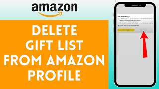 How to Delete Gift List From Amazon Profile (2024) | Remove Gift List From Amazon Profile