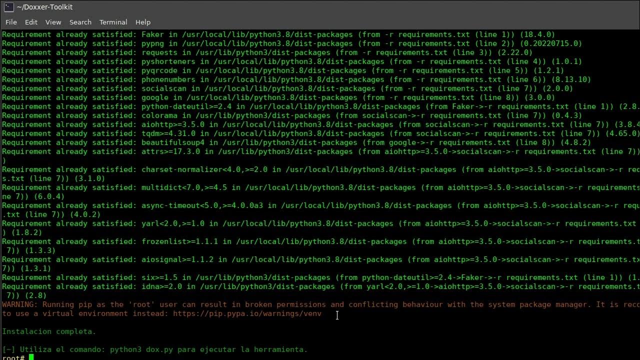 Doxxer-Toolkit heramienta para hacking - YouTube