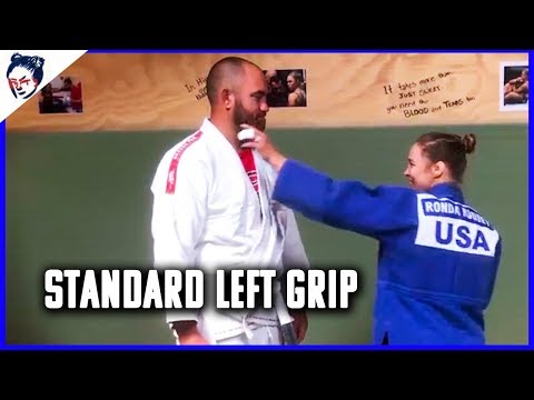 How To Do the Standard Left Grip in Judo | Ronda Rousey's Dojo #7