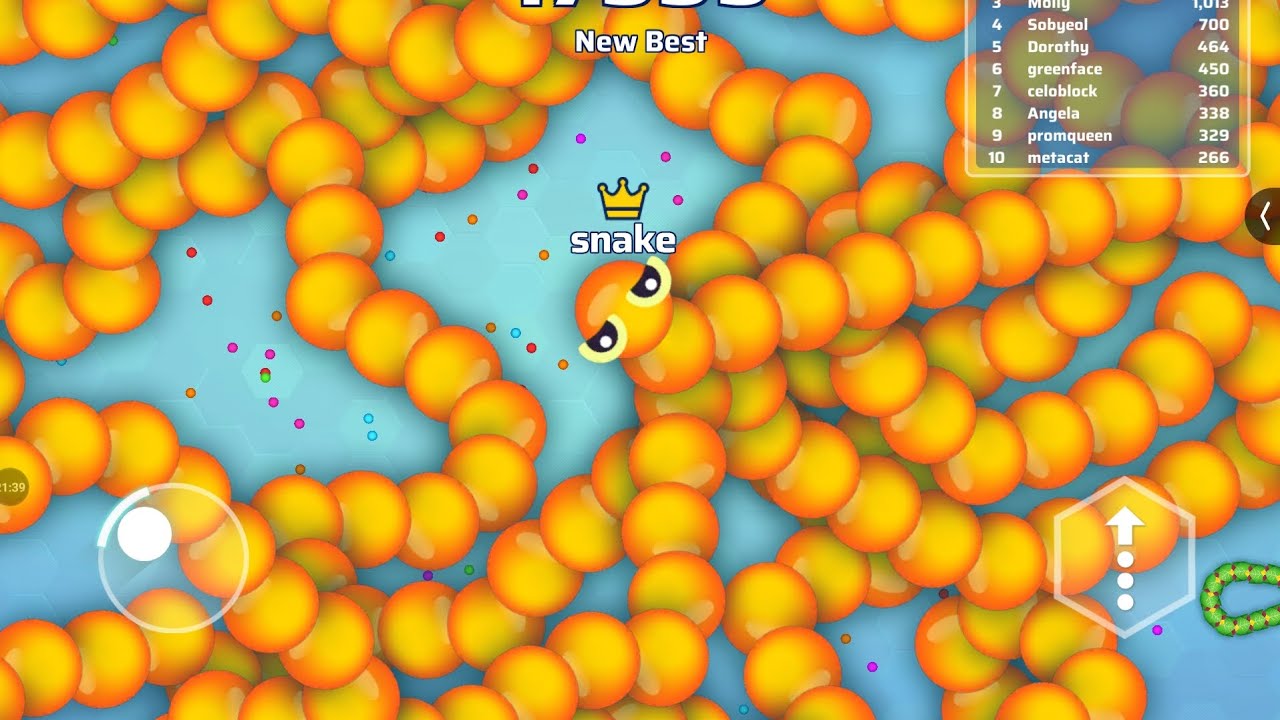 pushing snake io to its limit