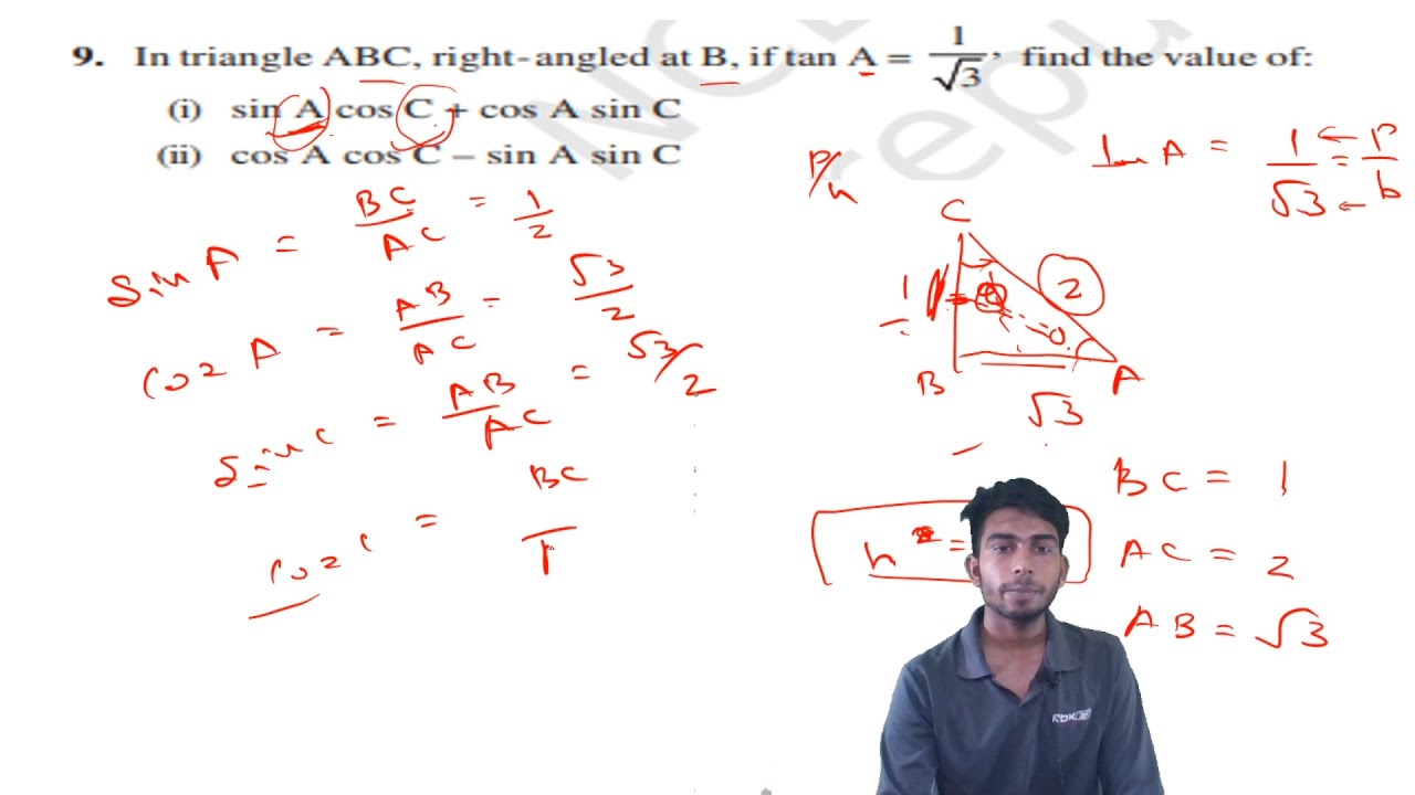 Class 10 | Trigonometry | Chapter 8 | Mathematics | Lecture 2 | By Md ...