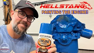 HOW TO: Painting your Engine with RUST OLEUM High Temp Engine Enamel | Project HELLSTANG!