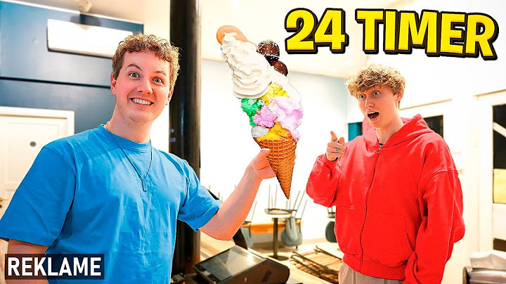 24 TIMER I EN ISBUTIK!