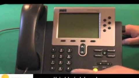 How To Factory Default A Cisco 7960 Phone