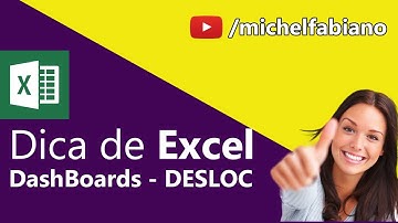 COMO CRIAR DASHBOARD COM DESLOC NO EXCEL