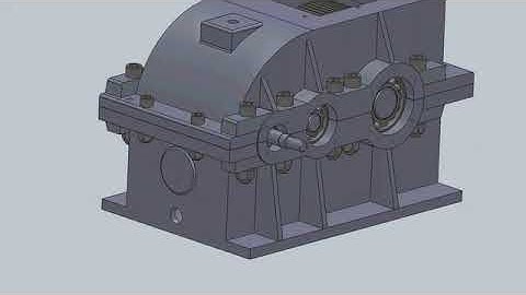 MÔ PHỎNG LẮP RÁP HỘP SỐ CÔNG NGHIỆP NẶNG VỚI 2 TRỤC SONG SONG NTN | VŨ CA TV