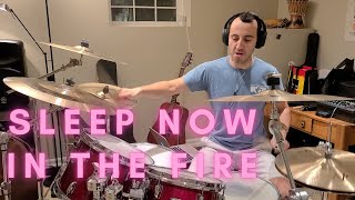Rage Against The Machine - Sleep Now In The Fire (Drum Cover) (Tribute To Brad Wilk)