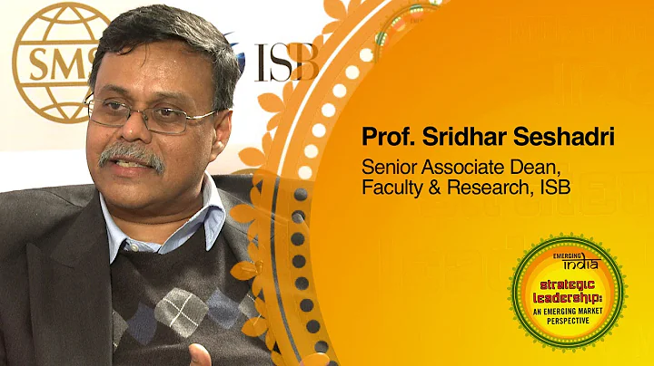 Professor Sridhar Seshadri, Senior Associate Dean,...