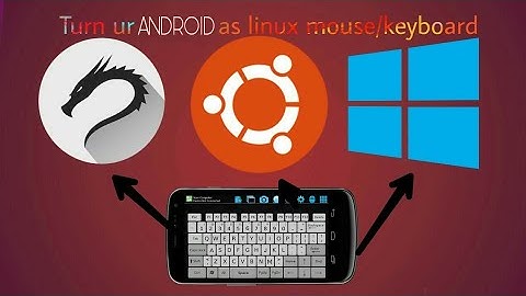 how to use android as mouse of kali linux || droidpad for kali linux