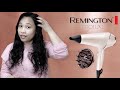 Remington proluxe ionic hairdryer with diffuser trying for the first time