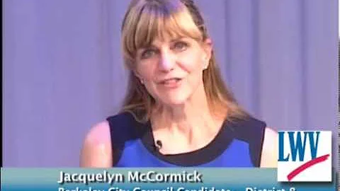 Jacquelyn McCormick - 2014 Candidate for Berkeley ...