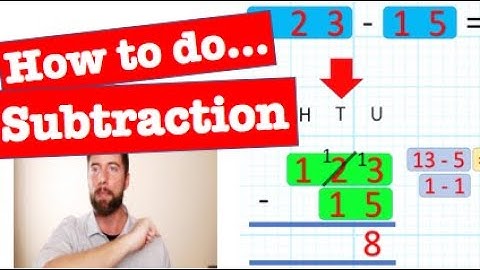 Column Subtraction Year 5 | The Maths Guy