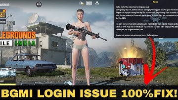 BGMI Login Issue 100% Fix! Finally BGMI Server Online! - How To Login BGMI New Update!