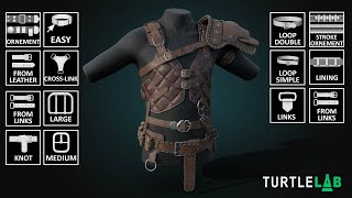 FREE Tutorial : Zbrush IMM : Leather Straps & Buckles